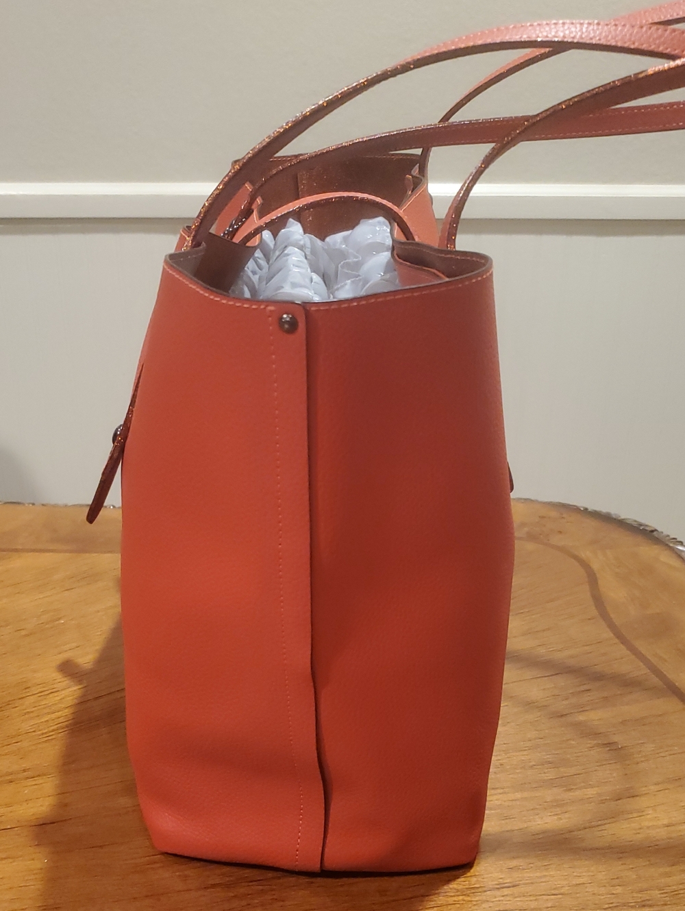 Like NEW Coach Market Tote Glitter Edge - Picture 8 of 15